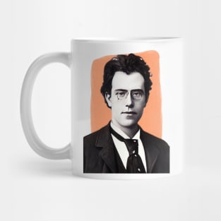 Famous Composer Gustav Mahler illustration Mug